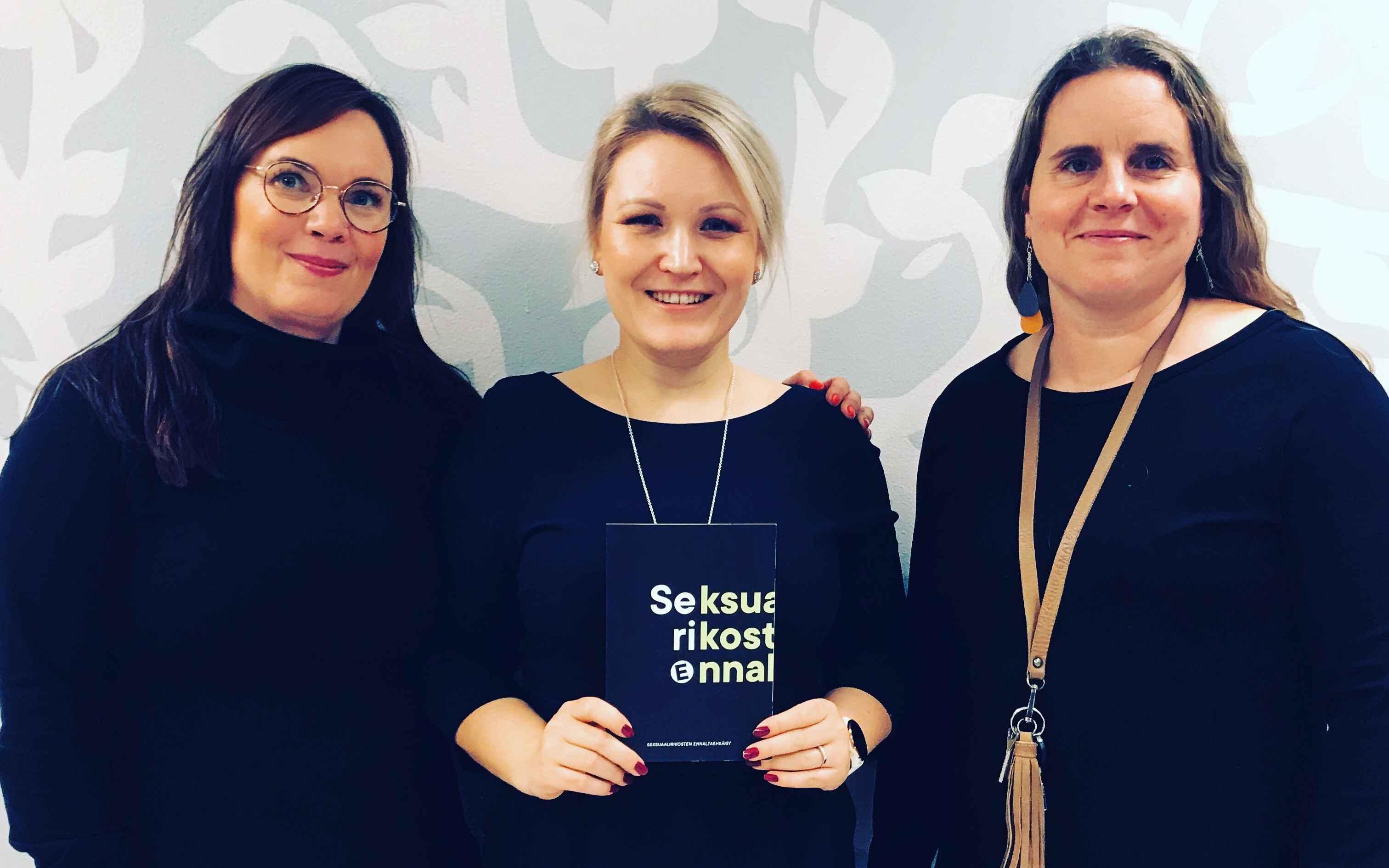 SeriE-hankkeen asiantuntijat: Anna Kolster, Nita Taivaloja ja Patricia Thesleff
